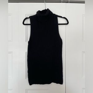 Sleeveless Turtleneck Sweater